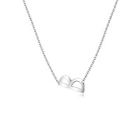 Letter B Silver Necklace SPE-5516